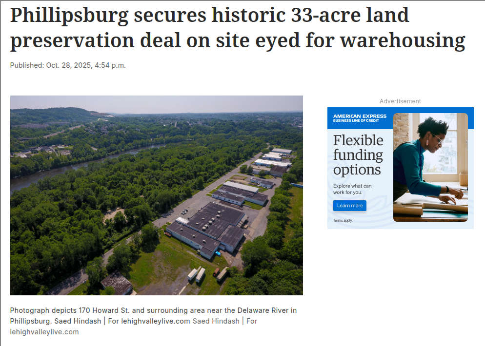 10 28 2025 LVL Article PhillipsburgWantsWarehousing